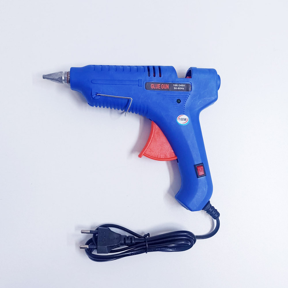 Клеевой пистолет Glue Gun 100 W (синий) - фото 4 - id-p49015254