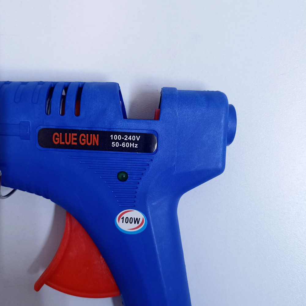 Клеевой пистолет Glue Gun 100 W (синий) - фото 6 - id-p49015254