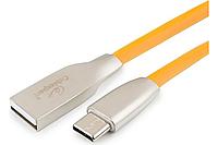 Кабель USB Type A - USB Type С Cablexpert CC-G-USBC01O-1M 1 м оранжевый