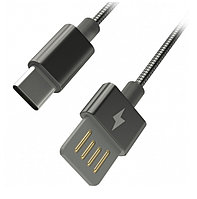 Кабель USB Type С - USB Type A Ritmix RCC-436 1 м серебристый