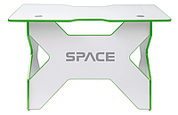Игровой компьютерный стол VMMGAME SPACE LIGHT 140, бело-зеленый