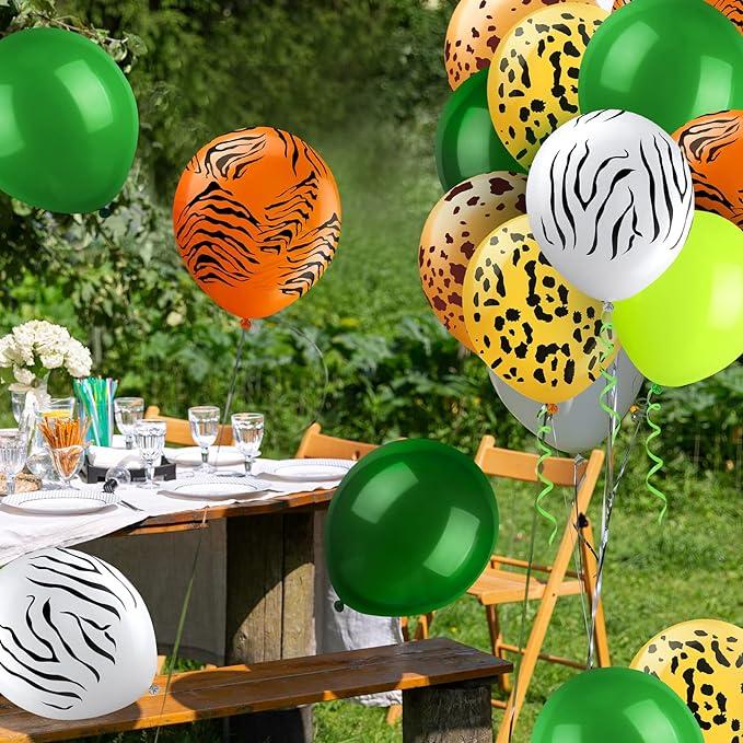 Комплект воздушных шаров для вечеринки в стиле джунглей 100шт. - фото 2 - id-p116593904