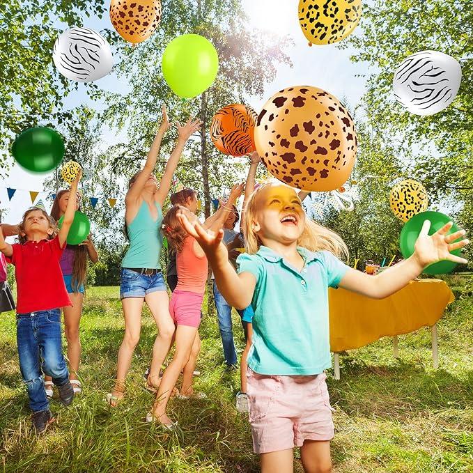 Комплект воздушных шаров для вечеринки в стиле джунглей 100шт. - фото 7 - id-p116593904