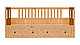КЫМÖP (Хемнэс) кровать-кушетка с хранилищем детская 80x200,светло-коричневый, фото 5