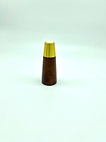 Ножка мебельная, деревянная, конус с наконечником 12 см