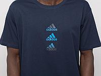 Футболка Adidas 46/Синий