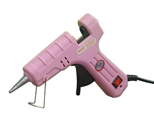 МИНИ Клеевой пистолет Hot Melt Glue Gun розовый - фото 1 - id-p116557099