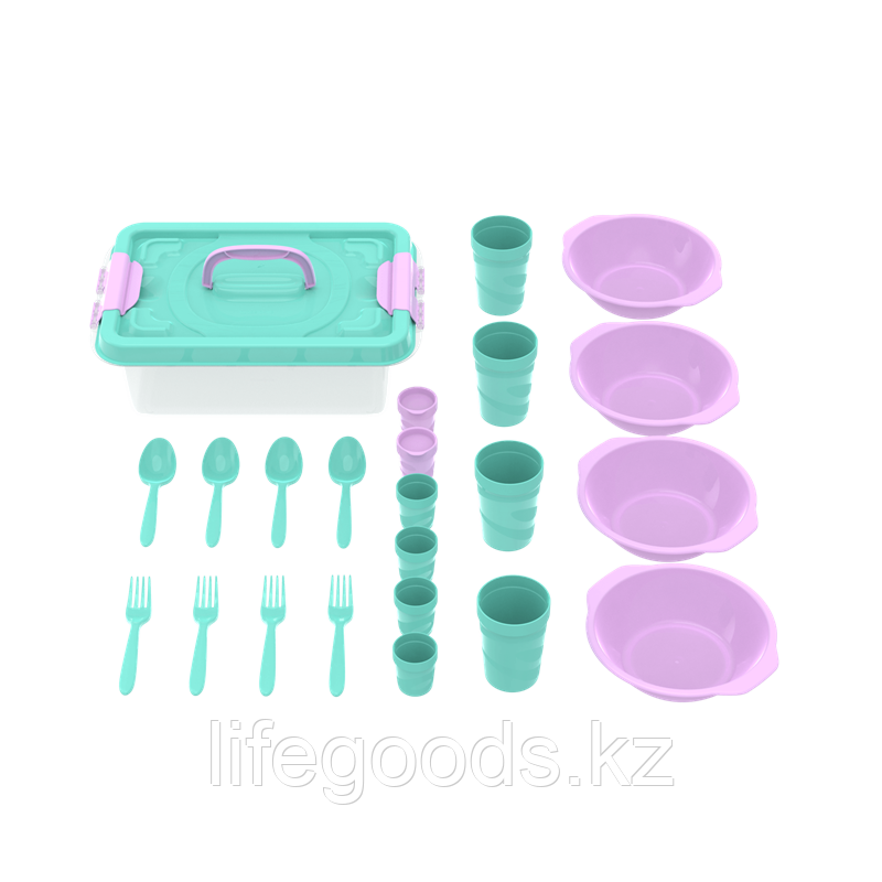 Набор посуды для пикника №16 «Всегда с собой - 2» - фото 2 - id-p116603361