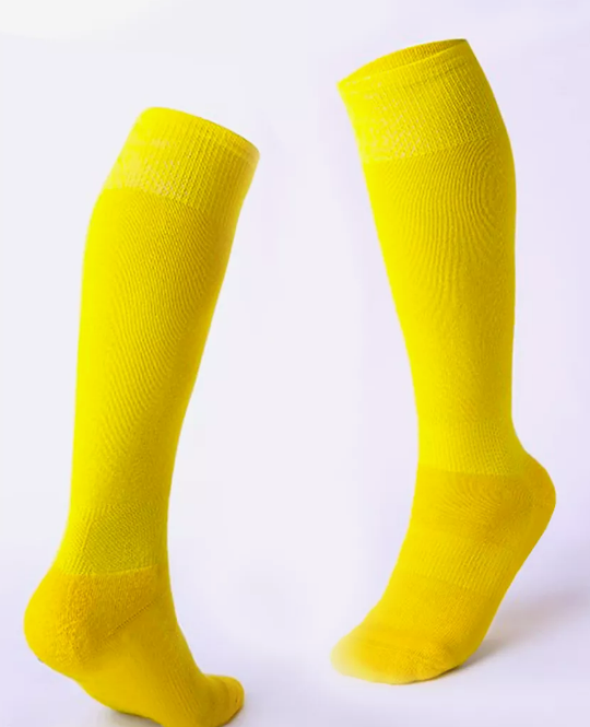 Футбольные гетры длинные желтые 64 см - фото 6 - id-p113824612