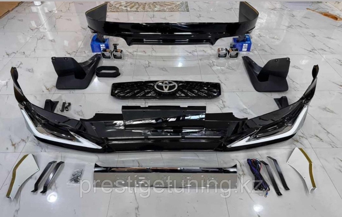 Комплект обвеса Modellista на Land Cruiser Prado 120 2003-09 (Черный цвет), фото 1