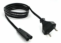 Кабель питания аудио/видео Cablexpert PC-184/2-1М 1м CEE 7/16 - C7 2-pin 2х0 5 черный пакет PC-184/2-1М