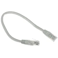 Патч-корд UTP Cablexpert кат. 5e 0.25м серый PP12-0.25M
