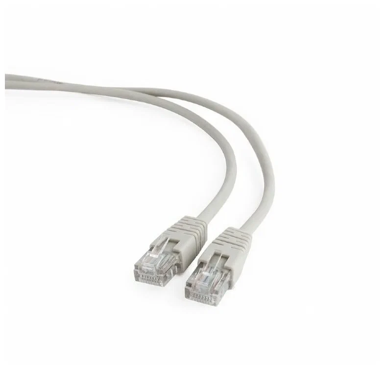 Патч-корд UTP Cablexpert PP12-0.5m кат.5e  0.5м  литой  многожильный (серый) PP12-0.5M