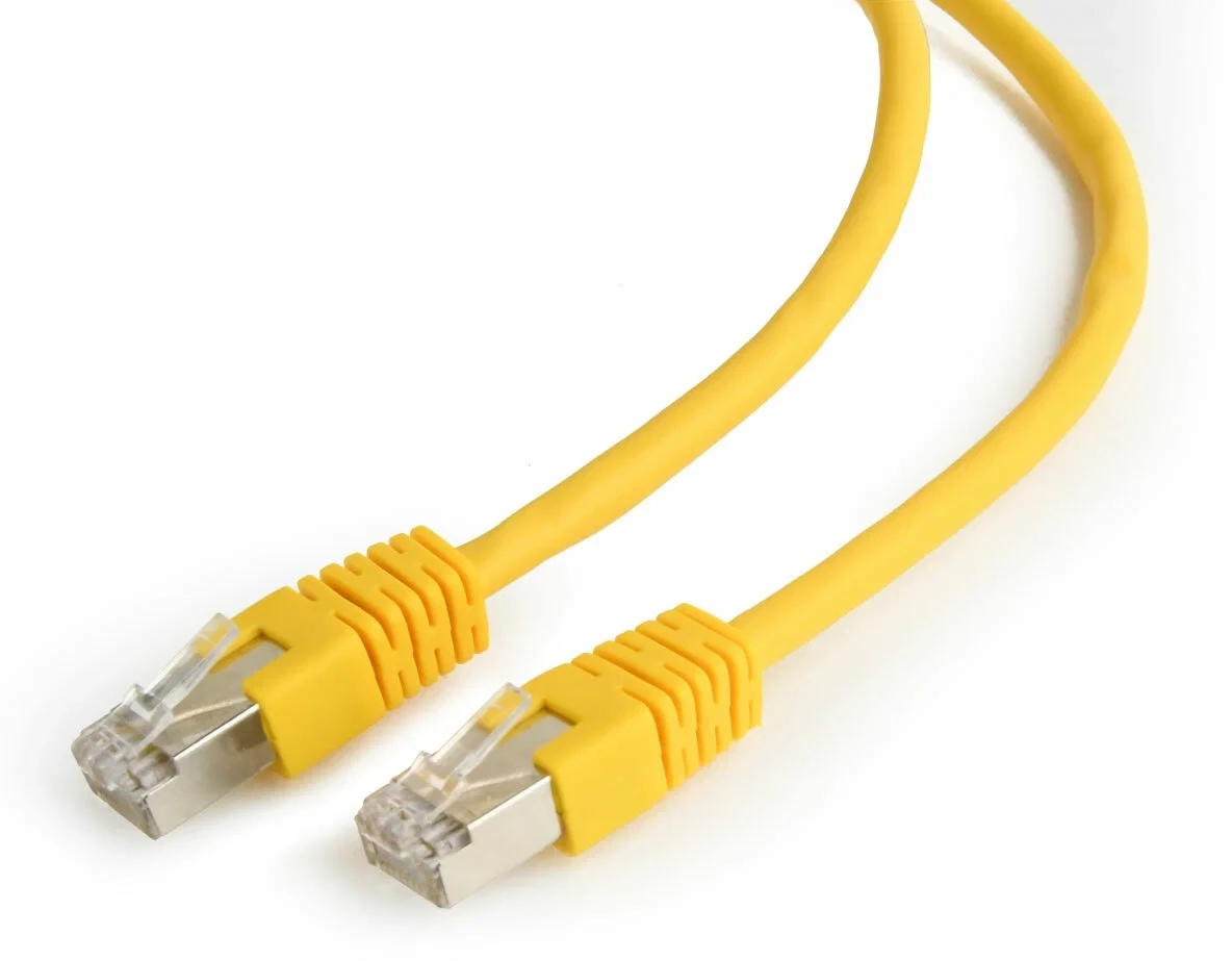 Патч-корд FTP Cablexpert кат. 6 5м жёлтый PP6-5M/Y-O - фото 1 - id-p116372801