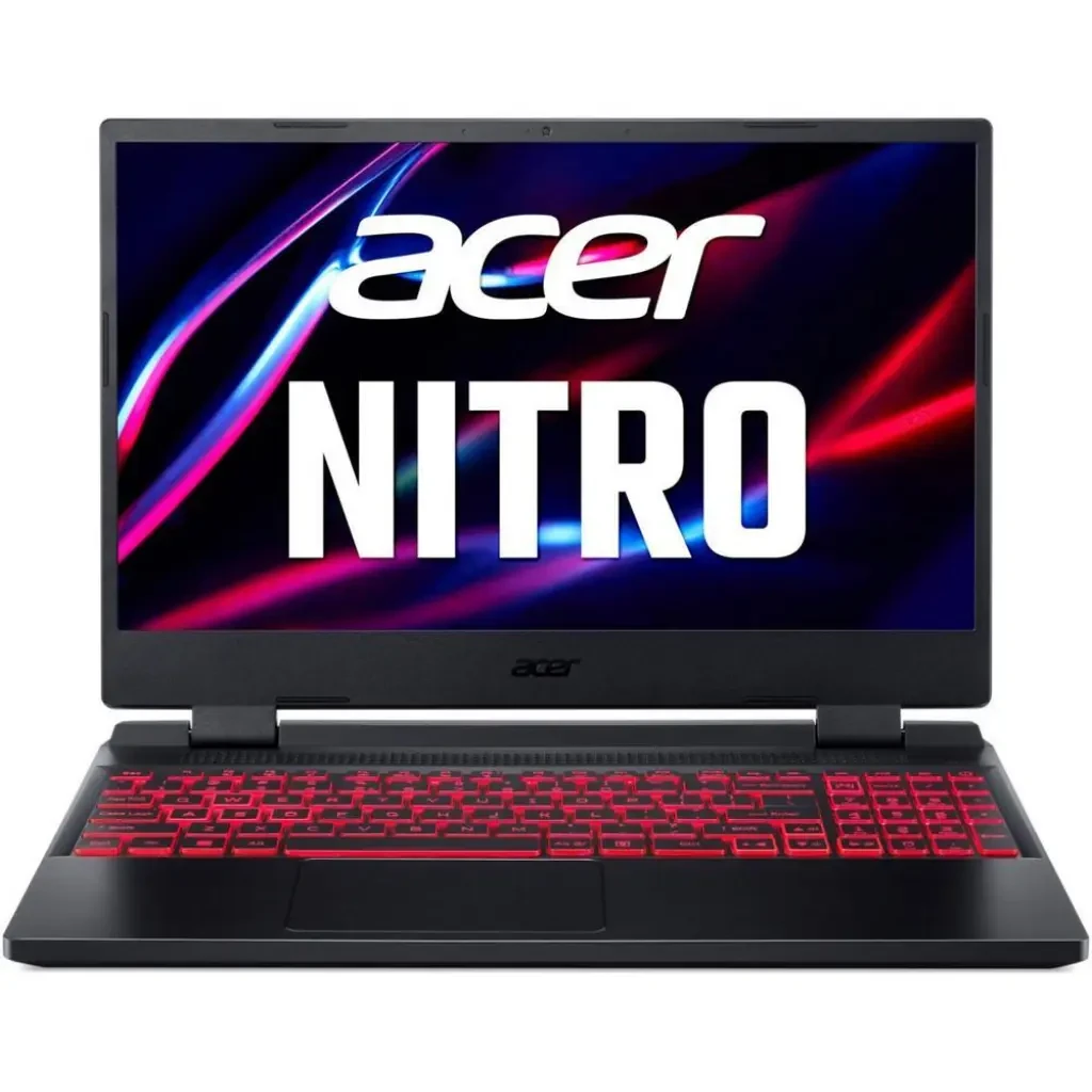 Ноутбук Acer Nitro 5 AN515-45-R1GW black NH.QBSER.00C - фото 1 - id-p116167126