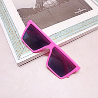 Детские солнцезащитные очки квадратные розовые