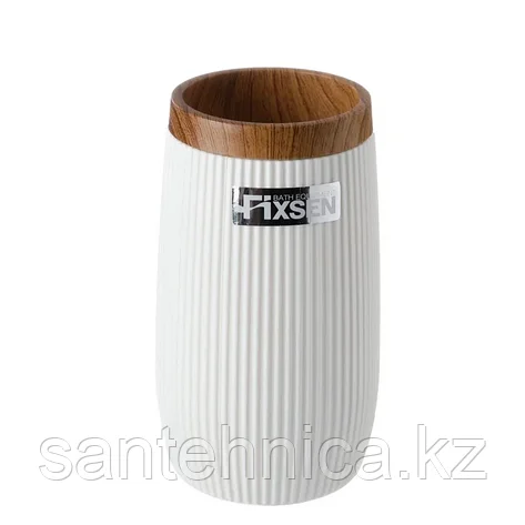 Подстаканник одинарный FIXSEN WHITE BOOM FX-412-3 белый, фото 1