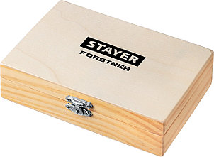STAYER Forstner, 5 шт: 15-20-25-30-35 мм, набор сверл форстнера по дереву, ДСП (29985-H5), фото 2