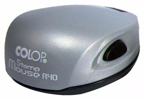 Stamp Mouse R40 оснастка для печати карманная диаметр d40 мм.,серебро - фото 1 - id-p116617205