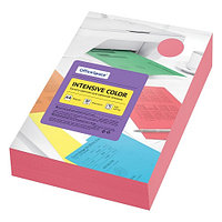 Бумага цветная OfficeSpace "Intensive Color", А4, 80г/м2, 500л., (красный)