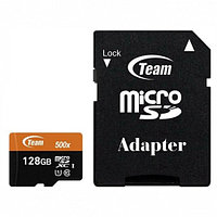 Team Group micro SDXC UHS-I 128 ГБ Team (TUSDX128GUHS03) флеш (flash) карты (TSDXC128GU8501 765441011366)