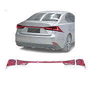 Задние фонари на Lexus IS 2013-20 тюнинг (Красный цвет)