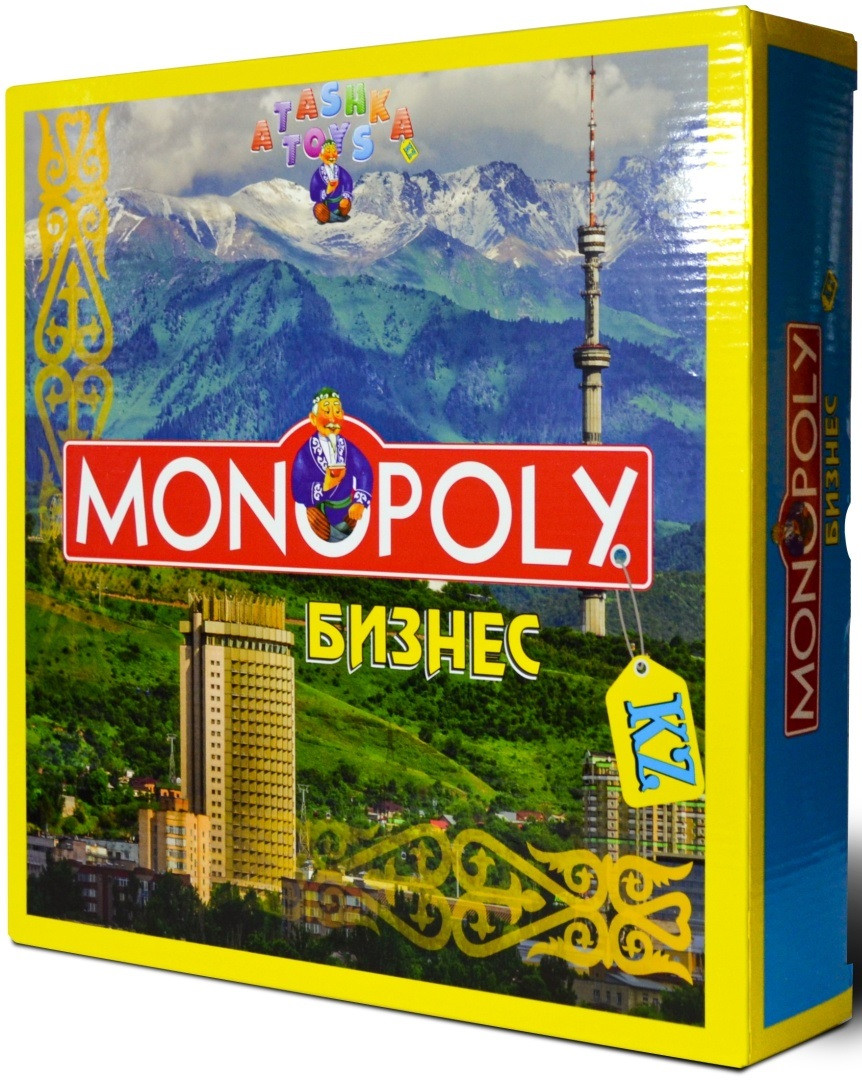Настольная игра: Монополия Бизнес KZ |  Atashka Toys