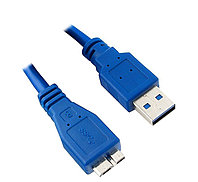 Кабель USB Type A - microUSB Type-B ExeGate EX-CC-USB3-AMmicroBM9P-1.0 1 м синий
