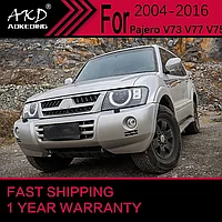 Mitsubishi Pajero (III) 2000-07 Range Rover дизайнындағы алдыңғы фаралар