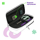 Пенал 2 отделения, 205*80*55 Berlingo "Fancy", полиэстер, внутренний органайзер, магнит, фото 6