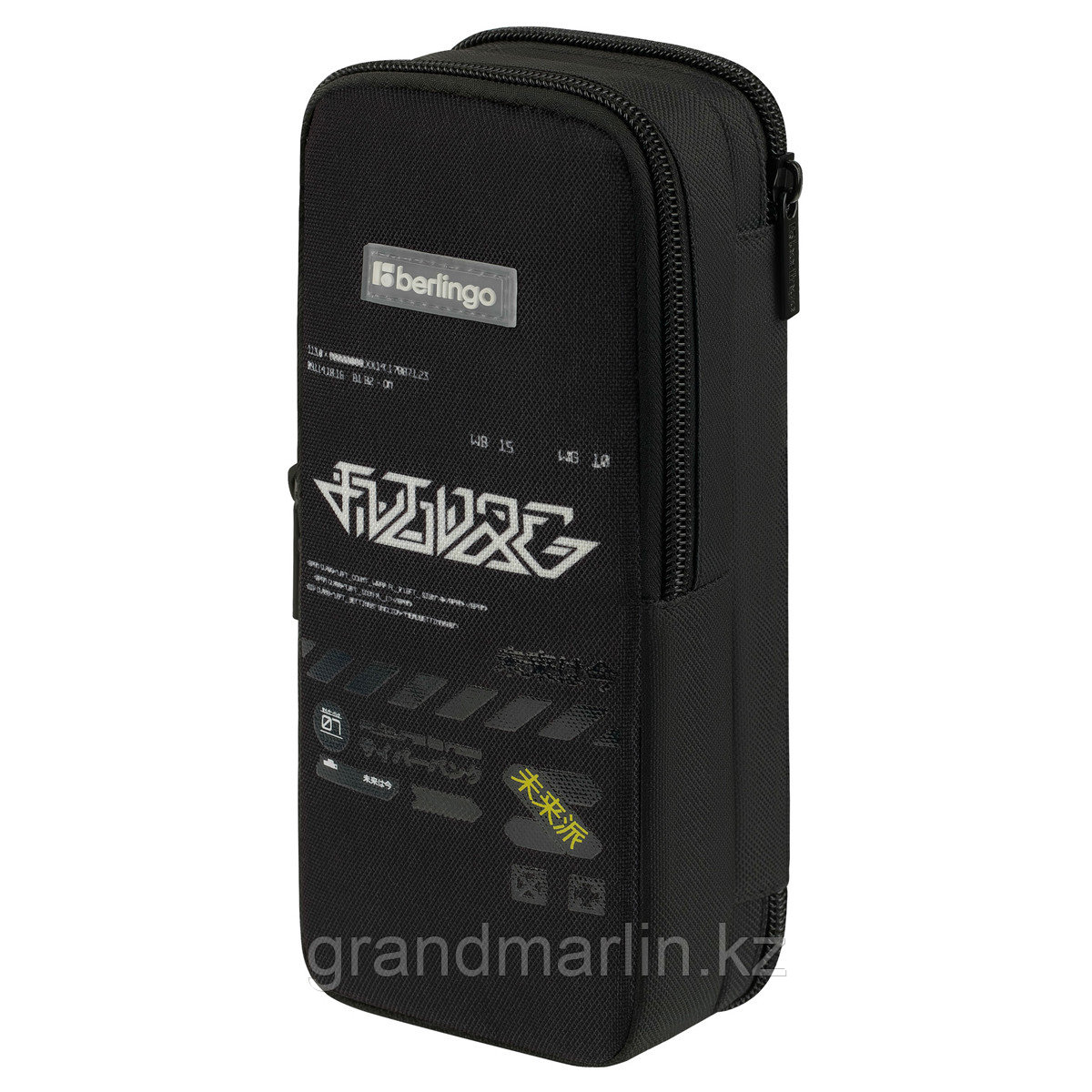 Пенал 2 отделения, 205*80*55 Berlingo "Future is now", полиэстер, внутренний органайзер, магнит, фото 1