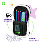 Пенал 2 отделения, 205*80*55 Berlingo "Future is now", полиэстер, внутренний органайзер, магнит, фото 5