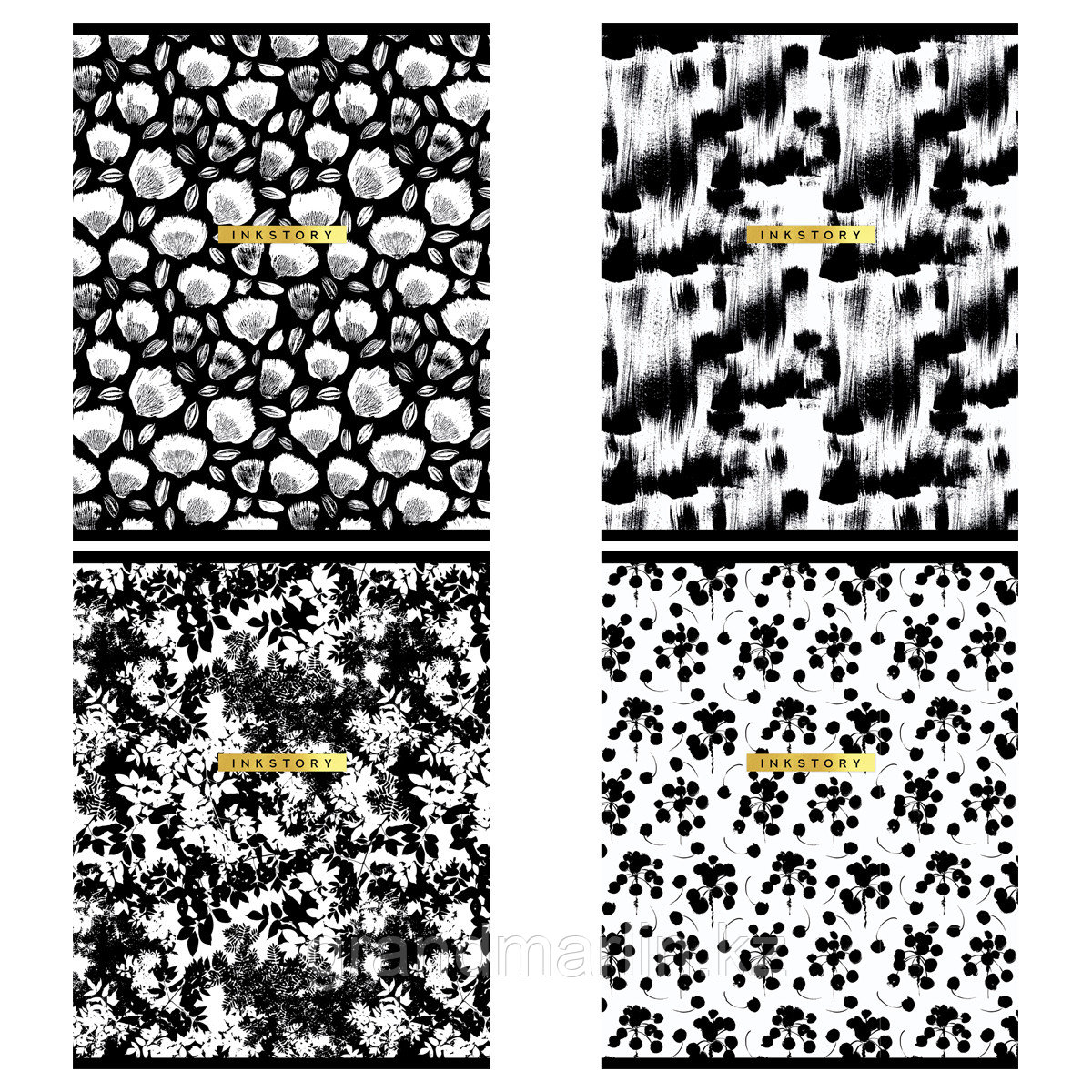 Тетрадь 48л., линия Greenwich Line "Inkstory", матовая ламинация, тиснение фольгой, 70г/м3, фото 1