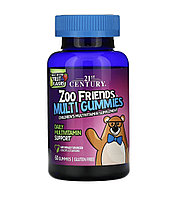 21st century zoo friends, мультивитамины, 60 жевательных таблеток