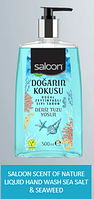 Жидкое мыло для рук Saloon: Морская соль и морские водоросли, 500 мл