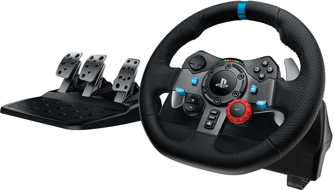Игровой Руль с педалями для PS4/PS5 - фото 1 - id-p116618909