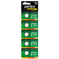 Батарейка PERFEO CR1220 BL5 ( цена за 1 бат.)