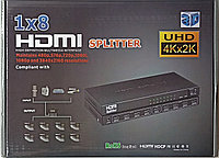 HDMI splitter 1x8 + БП 4K Full HD 3D сплиттері