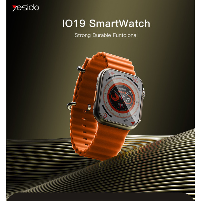 Спортивные Смарт часы для телефона Yesido IO19. В комлекте 2 ремешка - фото 3 - id-p116620786