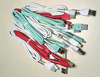 USB cabel  Lighting  1m гелевый мягкий M22M