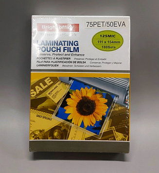 Плёнка для ламинирования, A6 (111*154) 125 микрон