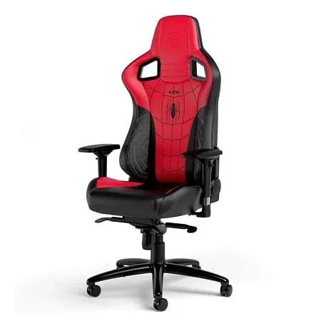 Игровое кресло Noblechairs EPIC Spider-Man Special Edition <Экокожа, подлокотник 4D, газлифт 4, без подушек (N