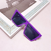Детские солнцезащитные очки квадратные фиолетовые