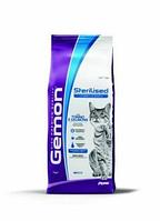 9729 Gemon Sterilized with tuna and salmon, корм для стерилизованных кошек с тунцом и лососем, уп.7кг.