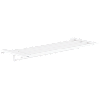 Полка для полотенец 648, с держателем, белая Hansgrohe AddStoris 41751700