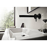 Смеситель для раковины, настенный, черный Hansgrohe Finoris 76050670, фото 2