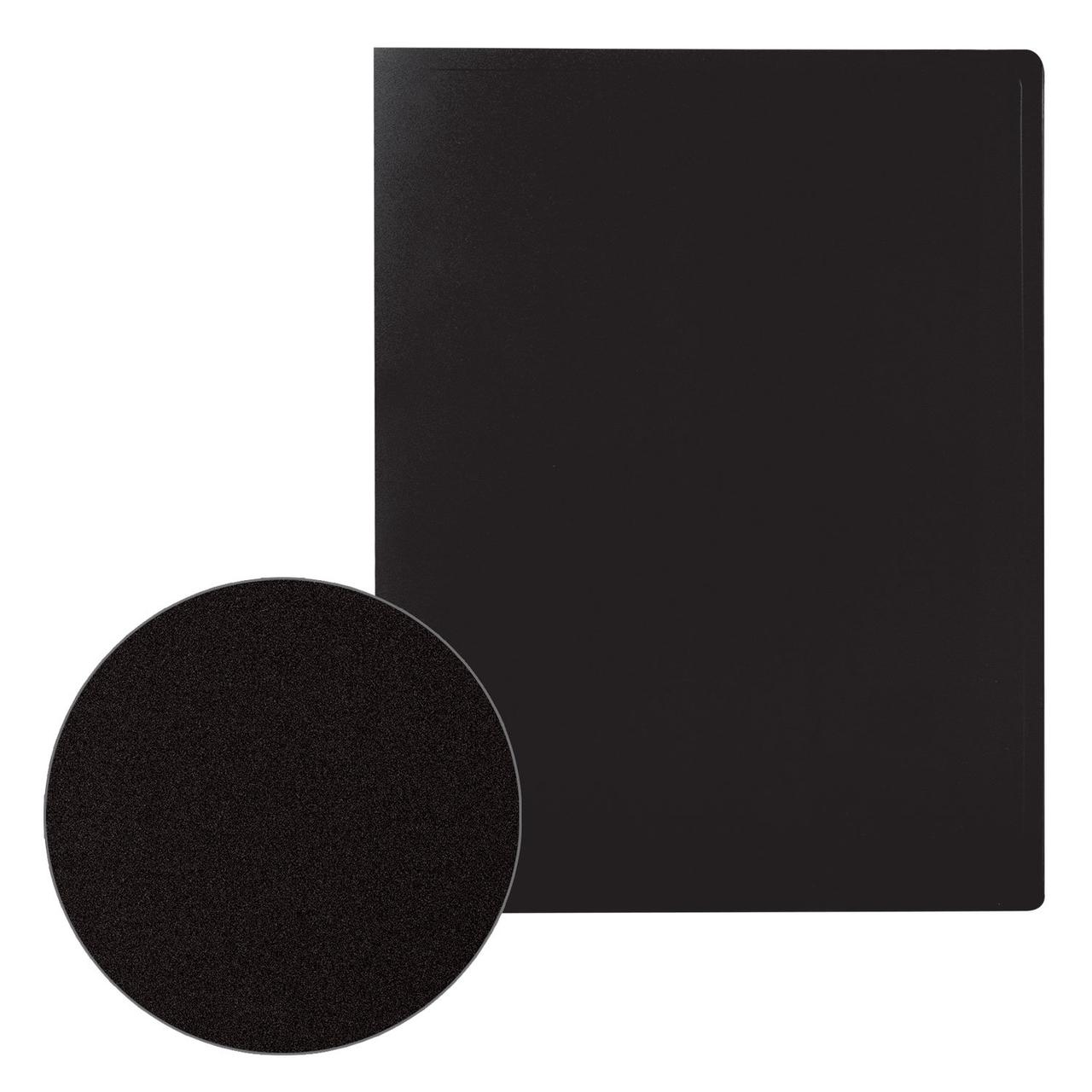 Папка 10 вкладышей STAFF, черная, 0,5 мм - фото 2 - id-p116625210