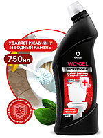 Чистящее средство для сан.узлов "WC-gel" Professional для ванной кухни унитаза от ржавчины Grass 750 мл