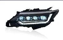 Передние фары на Camry V55 2014-17 дизайн 4 LED