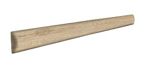 WOOD YOHO Oak Remate peldaño recto 3x33 cm